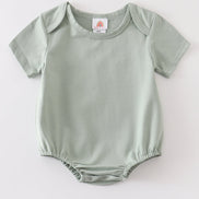 Sage blank basic t-shirt Adult Kids and baby bubble