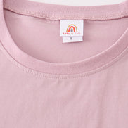 Purple blank basic t-shirt Adult Kids and baby bubble