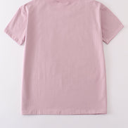 Purple blank basic t-shirt Adult Kids and baby bubble