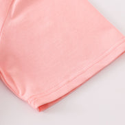 Pink blank basic t-shirt Adult Kids and baby bubble
