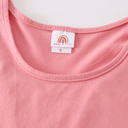Mauve blank basic kids teens adult tank top