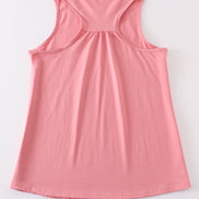 Mauve blank basic kids teens adult tank top