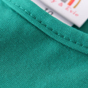Teal blank basic kids teens adult tank top