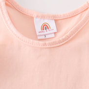 Peach blank basic kids teens adult tank top