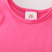 Hot pink blank basic kids teens adult tank top