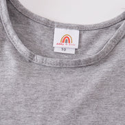 Heather grey blank basic kids teens adult tank top