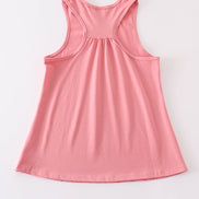 Mauve blank basic kids teens adult tank top
