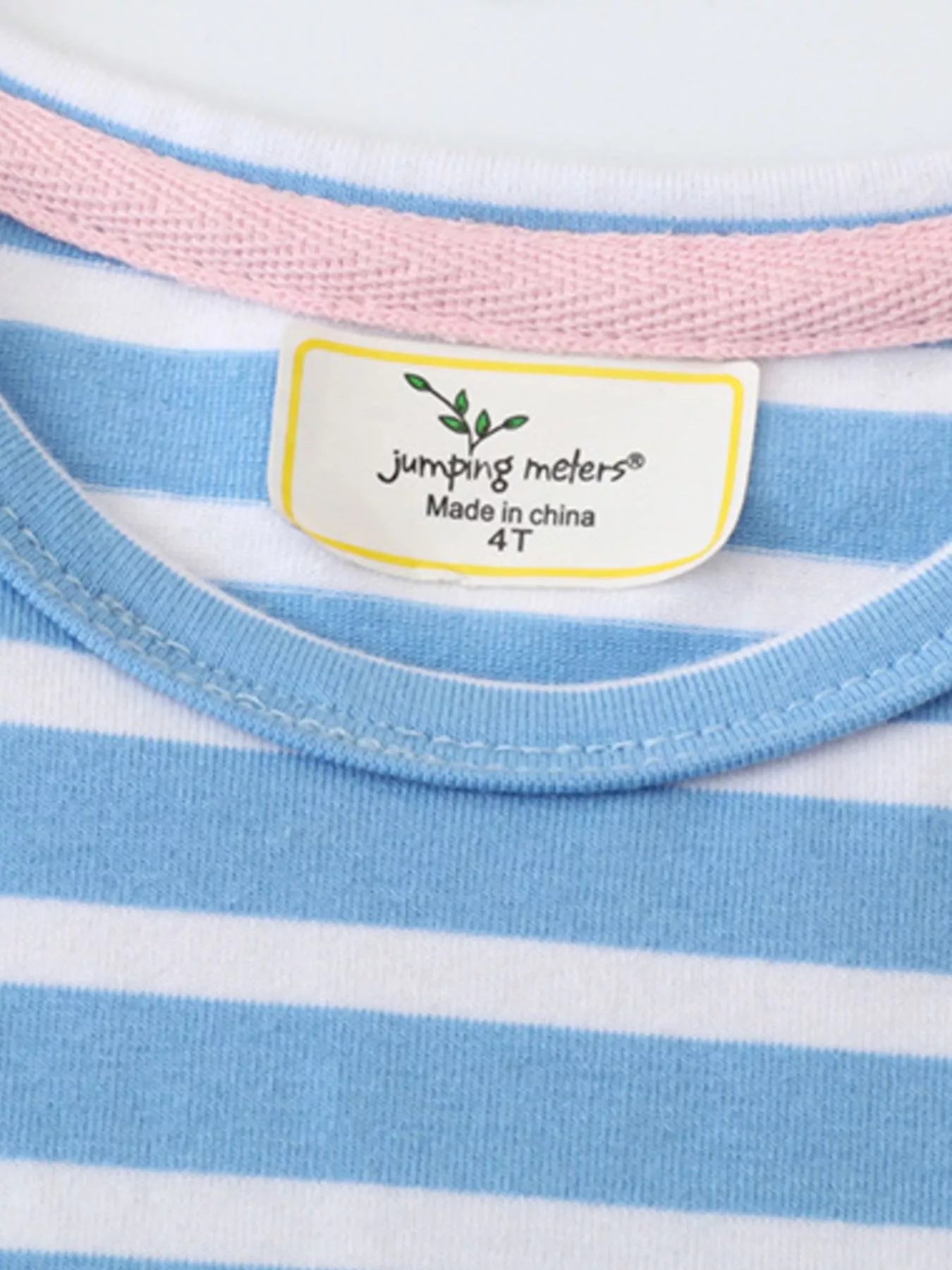 Children's Striped Unicorn Ruffle Sleeve Dress - Little Janey Shop