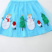 Children's Christmas Long Sleeve Dress - Little Janey Shop