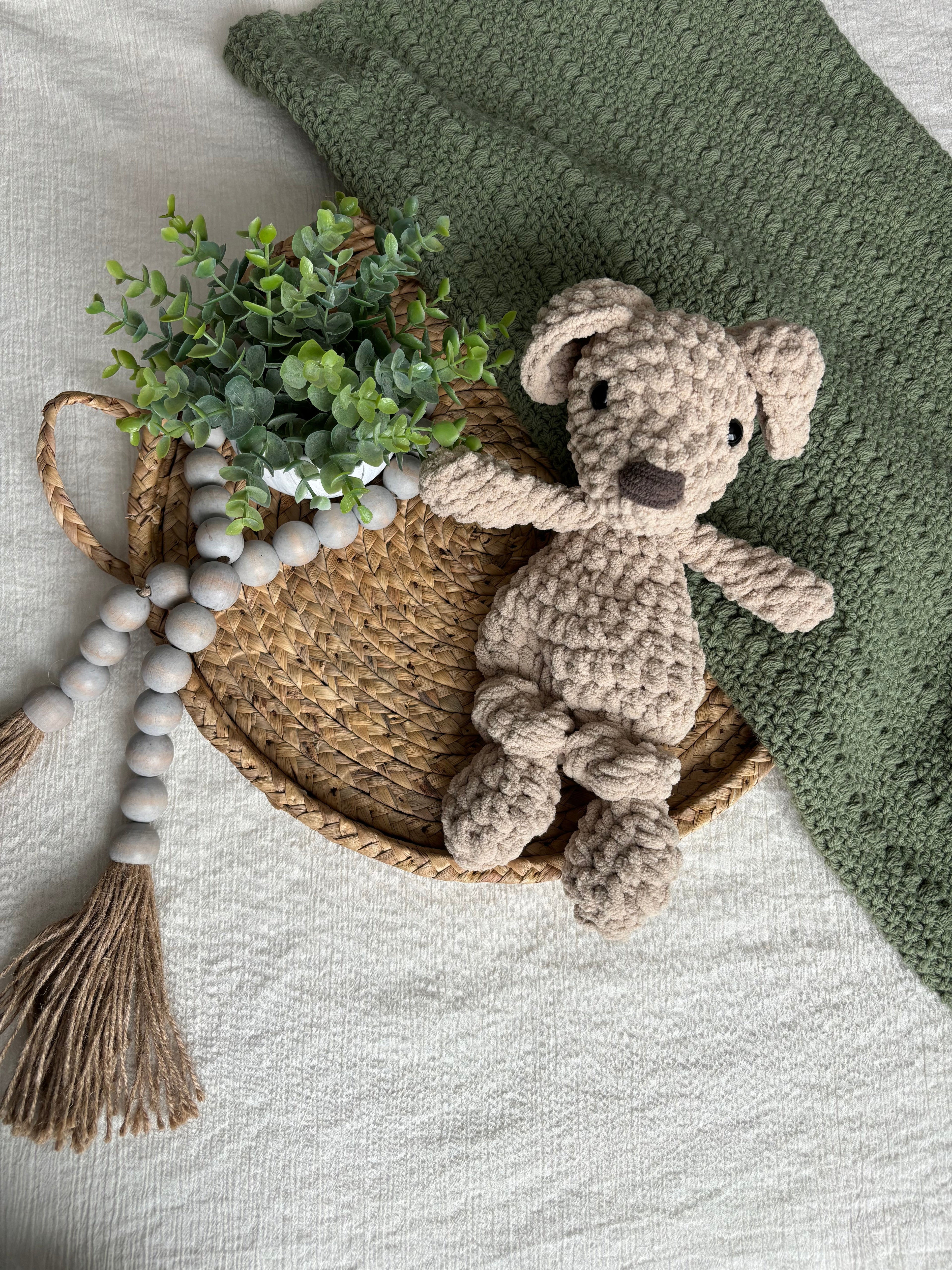Handmade Crochet Animal Snugglers — Hand-Crocheted Stuffed Animals for Babies & Toddlers | Little Janey