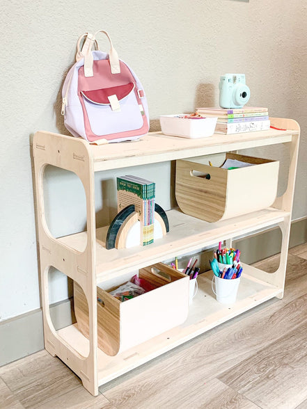 RILEY- Open Sided Toy Shelf