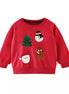 Children's Christmas Theme Crew Neck Sweatshirt - Little Janey Shop