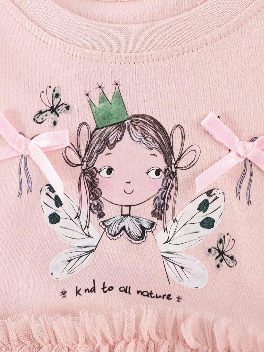 Children's Short Sleeve Tulle Layered Dress - Little Janey Shop