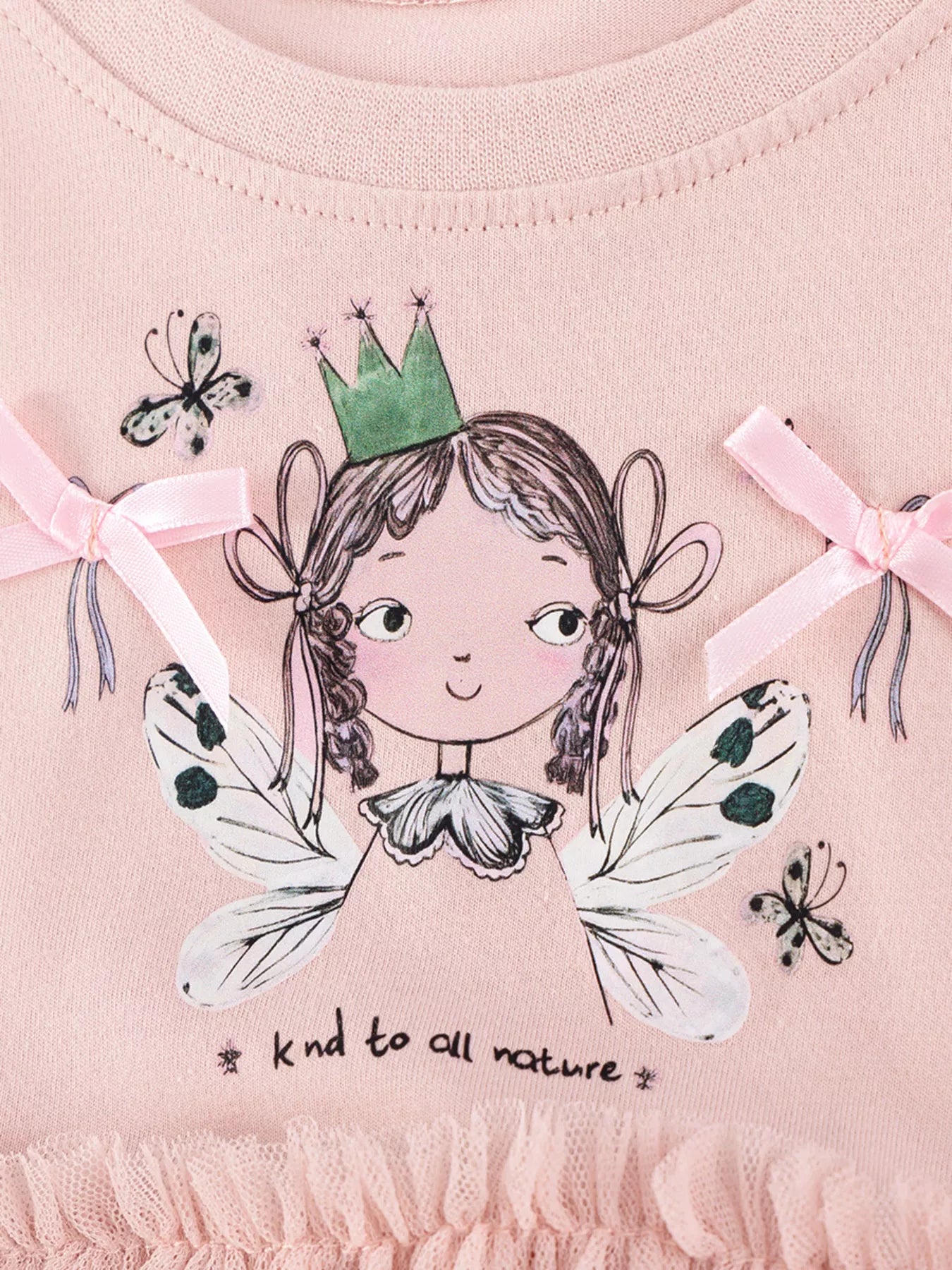 Children's Short Sleeve Tulle Layered Dress - Little Janey Shop
