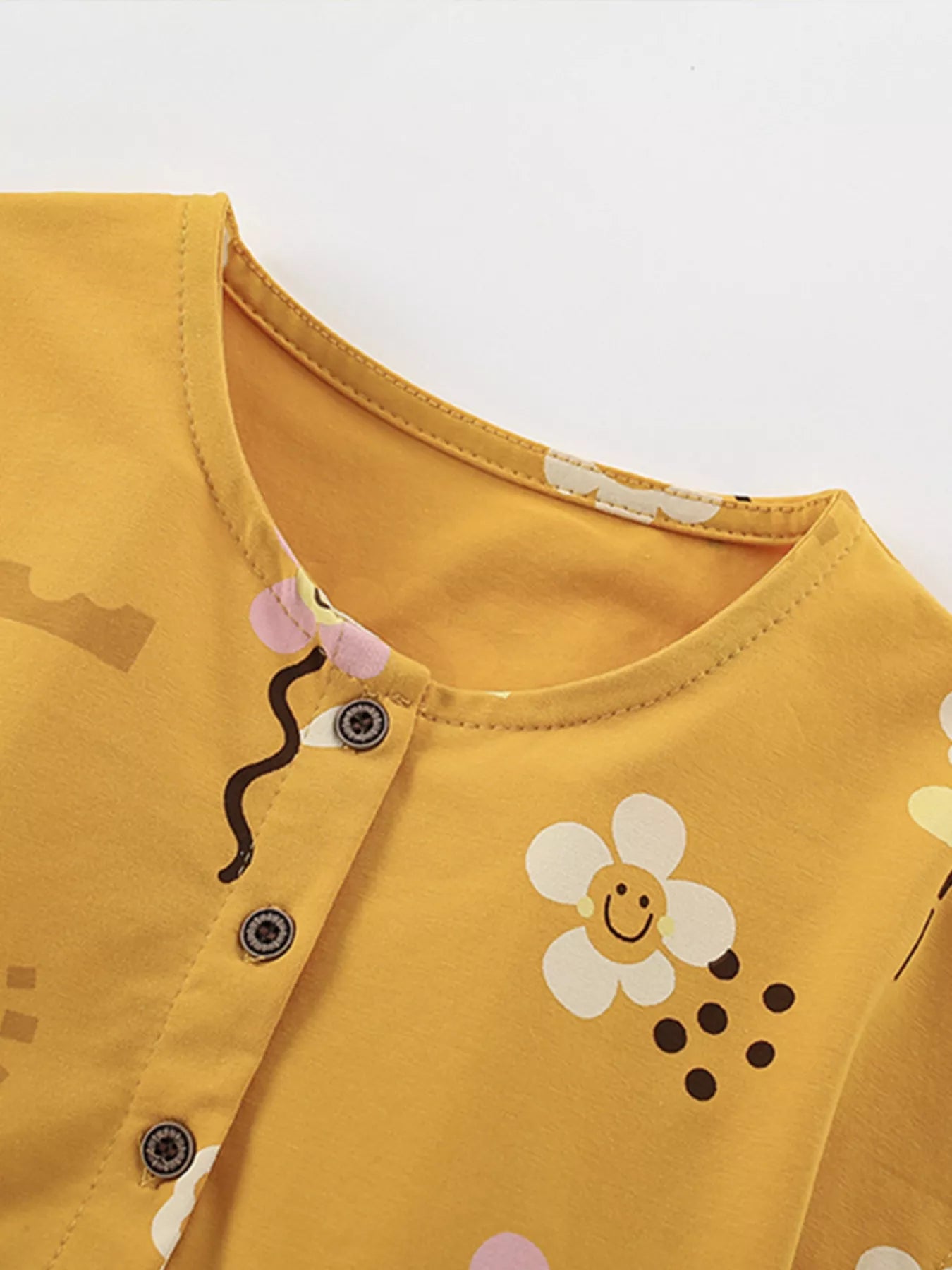 Children's Floral Print A - Line Casual Dress - Little Janey Shop