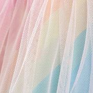 Children's Unicorn Graphic Rainbow Tulle Layered Dress - Little Janey Shop