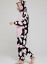Cow Onesie Animal Costume Girls Women Pajamas