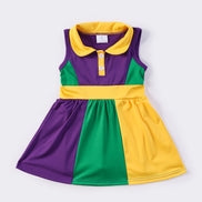 Mardi gras tennis girl dress