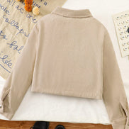 Children's Casual Corduroy Button - Up Jacket - Little Janey Shop