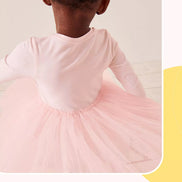Children's Ballerina Long Sleeve Tulle Dress - Little Janey Shop