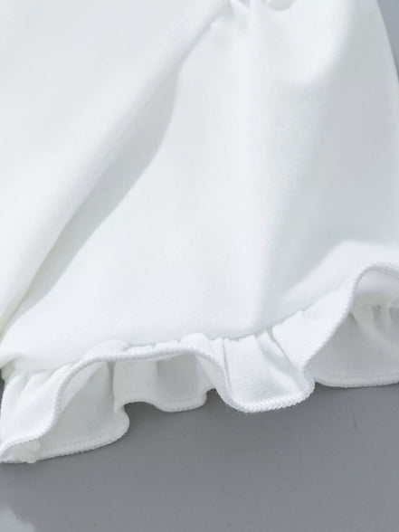 Girls' Scooter Graphic Ruffle Sleeve T-Shirt | 100% Cotton | Sizes 2 - 3Y–8Y - Little Janey Shop