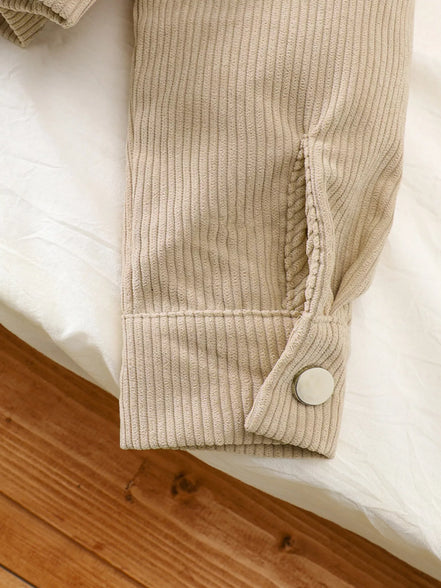Children's Casual Corduroy Button - Up Jacket - Little Janey Shop