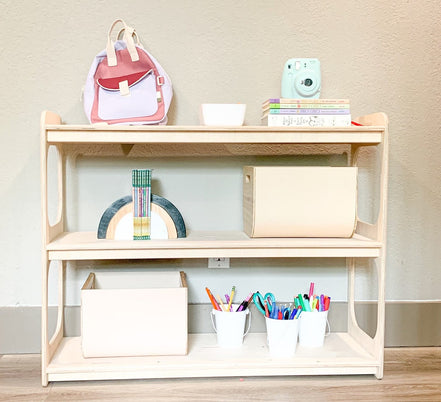 RILEY- Open Sided Toy Shelf