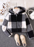 Children's Cozy Plaid Hooded Fleece Jacket - Little Janey Shop