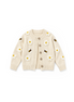 Bee daisy cardigan sweater