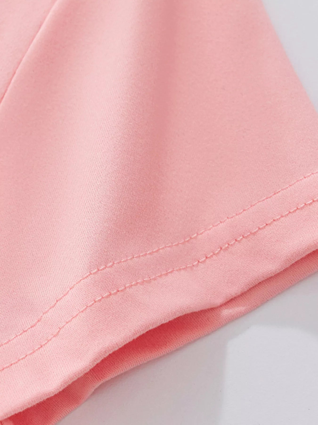 Girls' Swan Graphic Tee & Shorts 2 - Piece Casual Set | Blush Pink | Sizes 3Y–8Y - Little Janey Shop