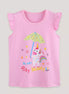 Children's Cute Unicorn Graphic Ruffle Sleeve T-Shirt - Little Janey Shop