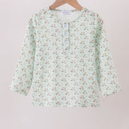 Premium duck print muslin top