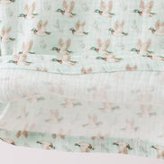 Premium duck print muslin top