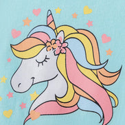Children's Unicorn Graphic Rainbow Tulle Layered Dress - Little Janey Shop