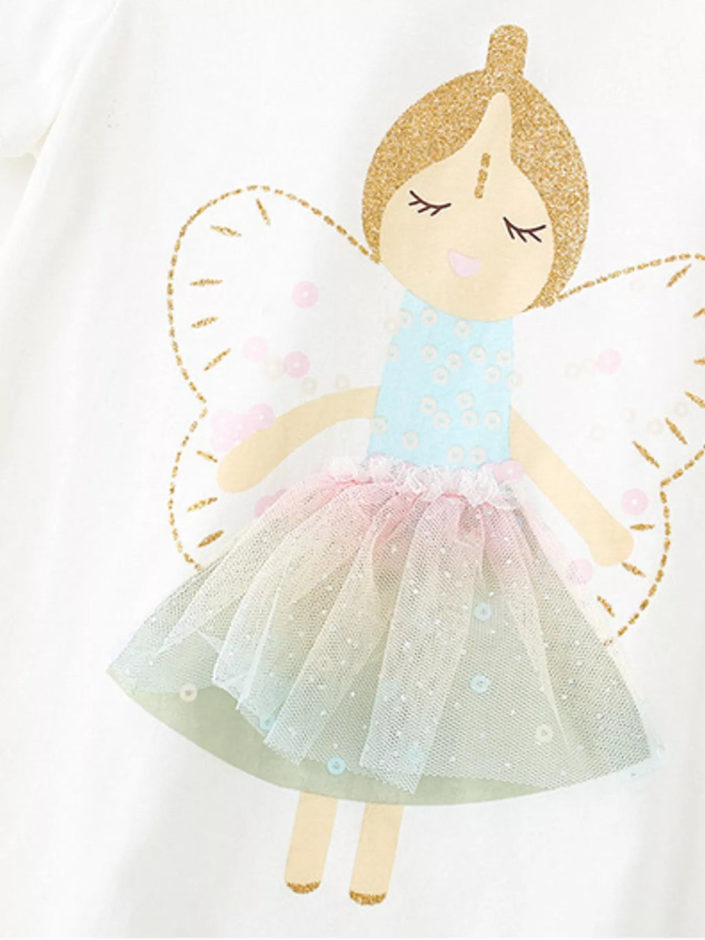 Girls' Fairy Graphic Tee & Shorts Set – Kids 2 - Piece Cotton Outfit - Little Janey Shop