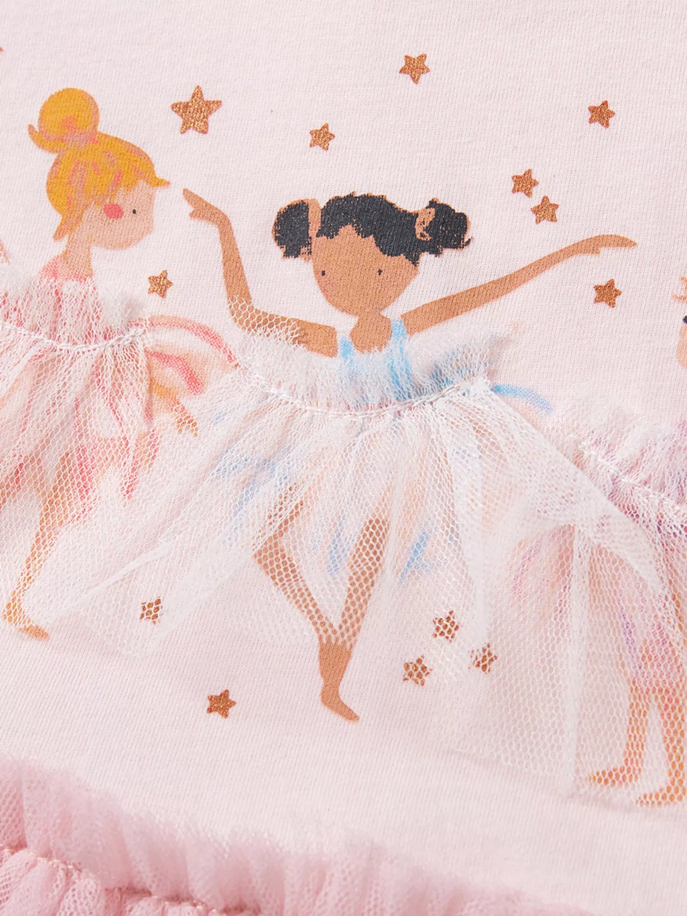 Children's Ballerina Short Sleeve Tulle Dress - Little Janey Shop