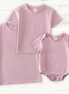 Purple blank basic t-shirt Adult Kids and baby bubble