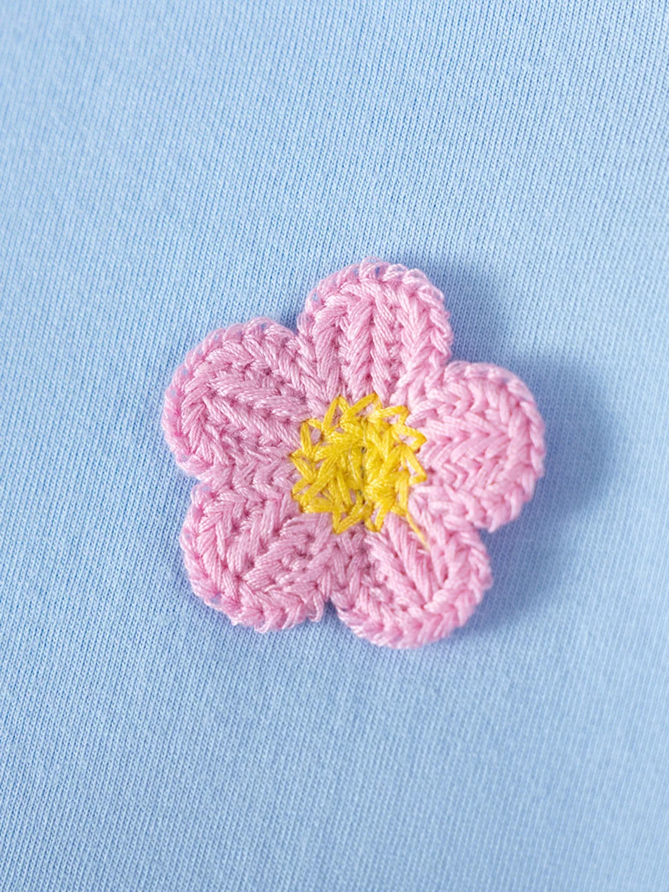 Children's Flower Round Neck Dress - Little Janey Shop