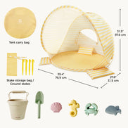 Tiny Land® One-Stop Beach Toy & Tent Set