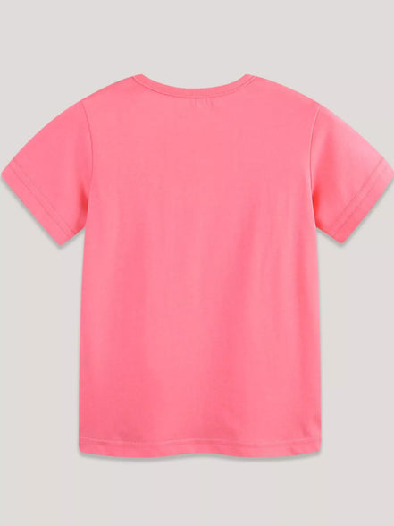 Children's Cute Unicorn Graphic Short Sleeve T-Shirt - Little Janey Shop