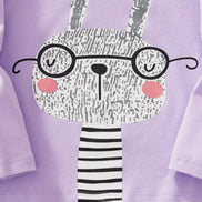 Children's Cartoon Rabbit Long Sleeve T-Shirt - Little Janey Shop