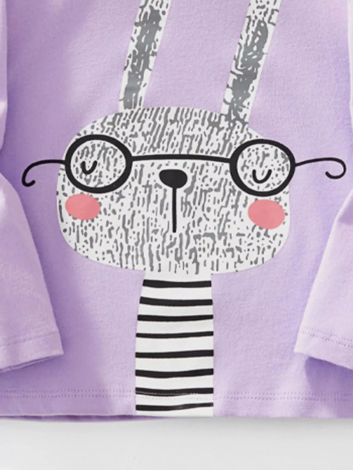 Children's Cartoon Rabbit Long Sleeve T-Shirt - Little Janey Shop