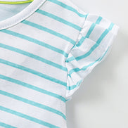 Children's Striped Unicorn Tulle Dress - Little Janey Shop
