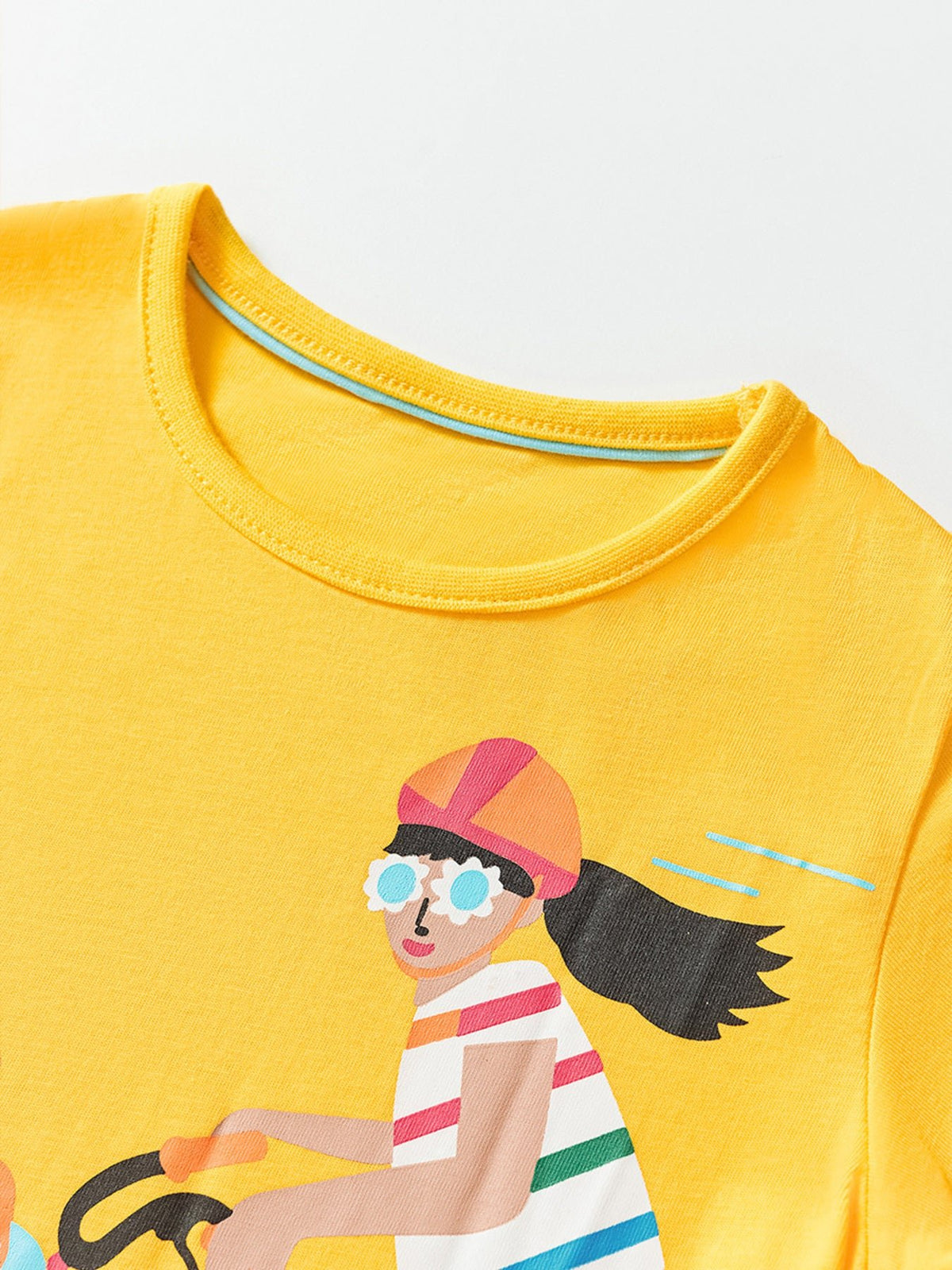 Children's Bicycle Graphic Short Sleeve T-Shirt - Little Janey Shop