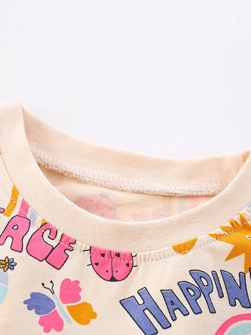 Children's Cartoon Print Short Sleeve Casual Dress - Little Janey Shop