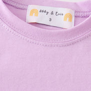 Premium Lilac basic T-shirt