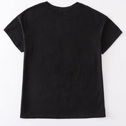 Premium Black basic T-shirt Kids and adult