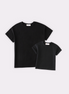 Premium Black basic T-shirt Kids and adult