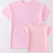 Premium Blush basic T-shirt Kids and adult