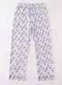 Premium blue christmas santa claus print men pajama pants